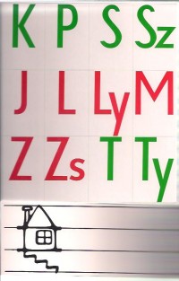 Betűkészlet tartóval