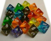 Dobókocka, nyolcoldalú