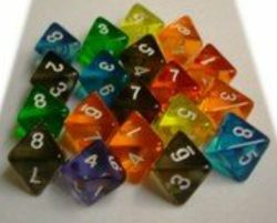 Dobókocka, nyolcoldalú